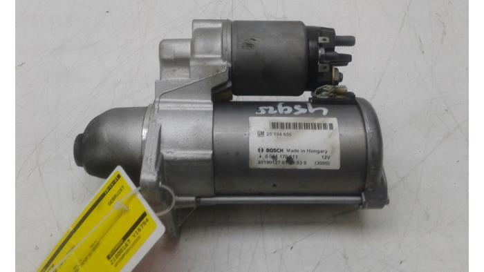 Gebrauchte Anlasser Opel Corsa E 1.4 Turbo 16V Preis € 72,45 Margenregelung angeboten von Wessel Parts & Service B.V.