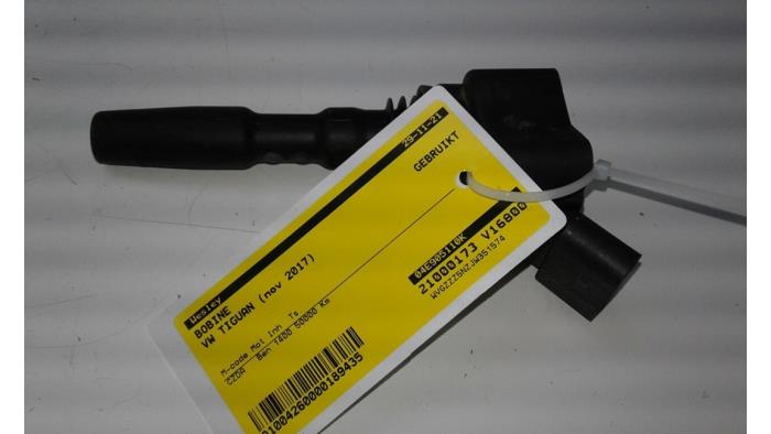 Usagé Bobine Volkswagen Tiguan (AD1) 1.4 TSI 16V 4Motion Prix € 30,45 Règlement à la marge proposé par Wessel Parts & Service B.V.