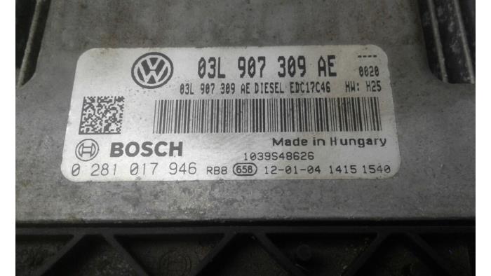 Ordenador de gestión de motor de un Volkswagen Passat (362) 2.0 TDI 16V 140 4Motion 2013