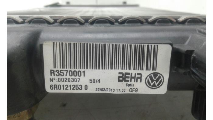 Radiator from a Volkswagen Polo V (6R)  2013