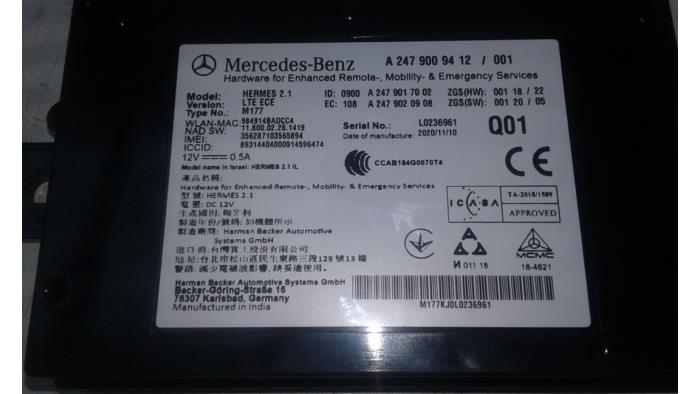 Module (miscellaneous) from a Mercedes-Benz EQV EQV 300 2021