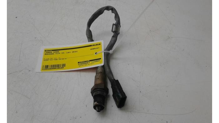 Sonde lambda Mercedes Vito Mixto (447.7), 2014 1.6 111 CDI 16V, Camionnette , Diesel, 1.598cc, 84kW (114pk), FWD, OM622951; R9M503, 2014-11, 447.701; 447.703; 447.705 (Occasion)