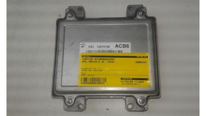 Used Engine management computer Opel Meriva (B) 1.4 Turbo 16V ecoFLEX Price € 183,75 Margin scheme offered by Wessel Parts & Service B.V.