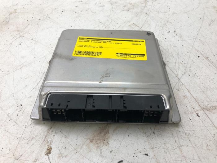 Used Engine management computer Mercedes C Combi (S203) 2.0 C-200K 16V Price € 156,45 Margin scheme offered by Wessel Parts & Service B.V.