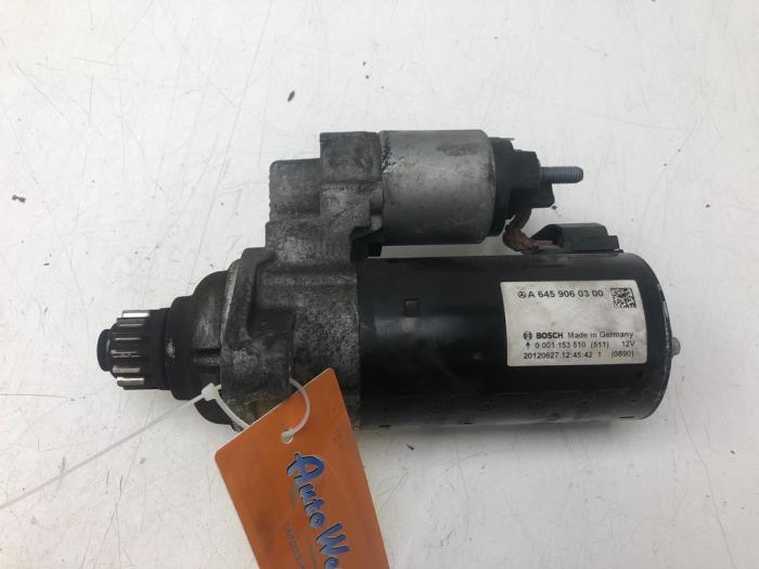 Gebrauchte Anlasser Mercedes B (W246/W242) 1.8 B-180 CDI BlueEFFICIENCY 16V Preis € 82,95 Margenregelung angeboten von Wessel Parts & Service B.V.