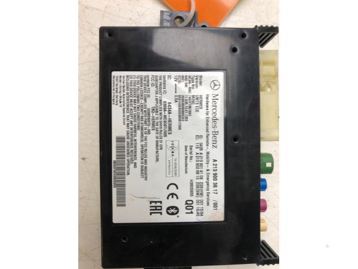Używane Modul Bluetooth Mercedes B (W246/W242) 1.6 B-180 BlueEFFICIENCY Turbo 16V Cena € 51,45 Procedura marży oferowane przez Wessel Parts & Service B.V.