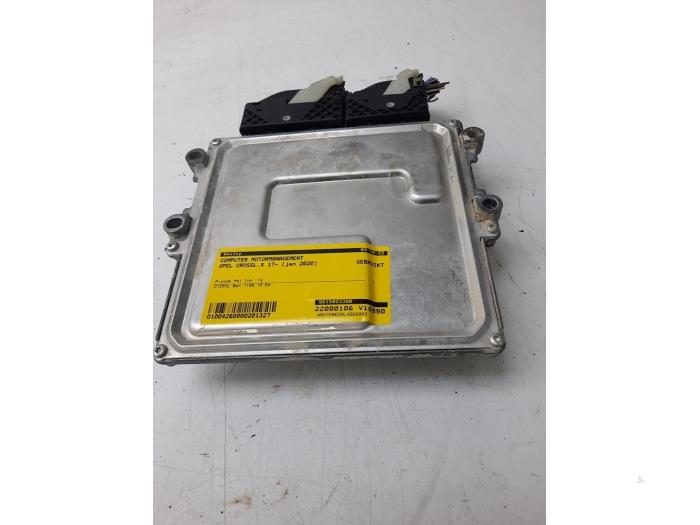Used Engine management computer Opel Crossland (X) 1.2 Turbo 12V Price € 208,95 Margin scheme offered by Wessel Parts & Service B.V.