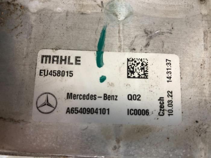 Intercooler d'un Mercedes-Benz Vito (447.6) 2.0 114 CDI 16V 2022