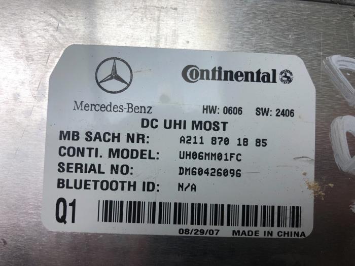 Gebrauchte Bluetooth Block Mercedes R (W251) 3.0 320 CDI 24V 4-Matic Preis € 78,75 Margenregelung angeboten von Wessel Parts & Service B.V.