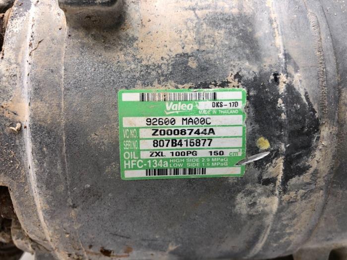 Usagé Compresseur de clim Nissan NT 400 Cabstar 3.0 DCI 35.13 Prix € 366,45 Règlement à la marge proposé par Wessel Parts & Service B.V.