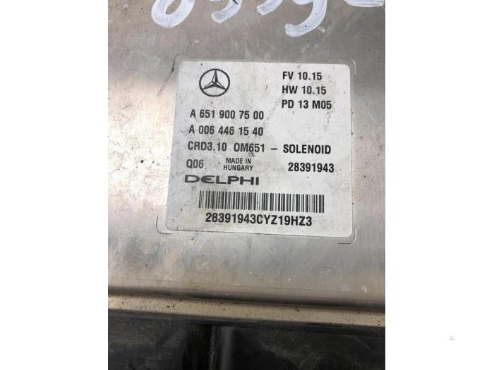 Used Engine management computer Mercedes C (W204) 2.2 C-220 CDI 16V BlueEFFICIENCY Price € 156,45 Margin scheme offered by Wessel Parts & Service B.V.