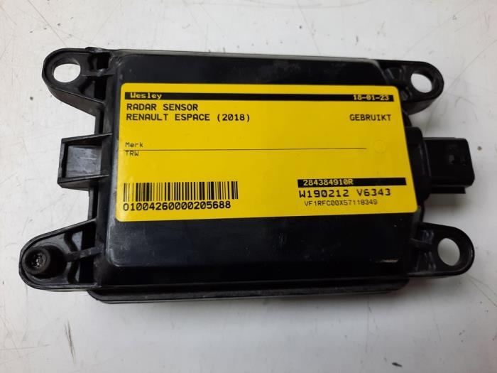 Begagnade Radarsensor Renault Espace (RFCJ) 1.6 Energy dCi 160 Pris € 313,95 Marginaltabell erbjuds av Wessel Parts & Service B.V.