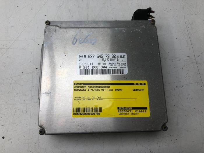 Used Engine management computer Mercedes S (W220) 5.0 S-500 V8 24V Price € 183,75 Margin scheme offered by Wessel Parts & Service B.V.