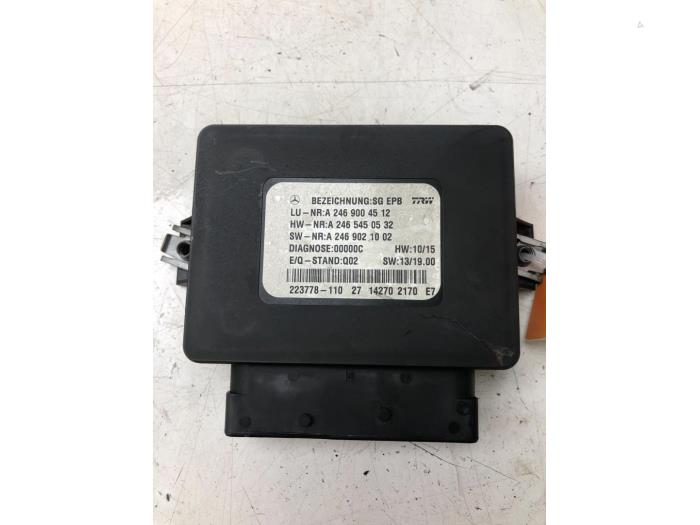 Używane Modul hamulca postojowego Mercedes B (W246/W242) 2.1 B-200 CDI BlueEFFICIENCY,d 16V 4-Matic Cena € 61,95 Procedura marży oferowane przez Wessel Parts & Service B.V.