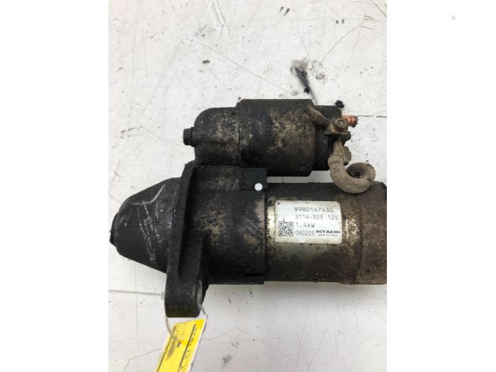 Gebrauchte Anlasser Opel Zafira (M75) 1.7 CDTi 16V Preis € 40,95 Margenregelung angeboten von Wessel Parts & Service B.V.