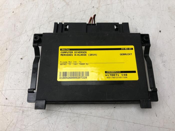 Begagnade Dator (diverse) Mercedes A (W176) 1.5 A-180 CDI, A-180d 16V Pris € 72,45 Marginaltabell erbjuds av Wessel Parts & Service B.V.
