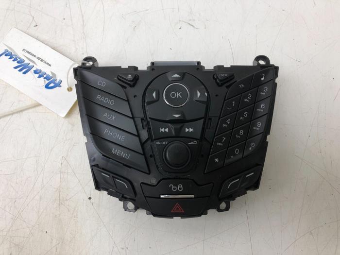 Panneau commande radio d'un Ford C-Max (DXA) 1.0 Ti-VCT EcoBoost 12V 125 2015