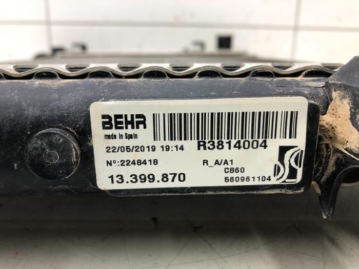 Gebrauchte Kühler Opel Corsa E 1.4 16V Preis € 51,45 Margenregelung angeboten von Wessel Parts & Service B.V.