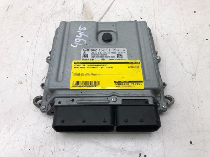 Used Engine management computer Mercedes E Combi (S211) 3.0 E-280 CDI V6 24V Price € 261,45 Margin scheme offered by Wessel Parts & Service B.V.
