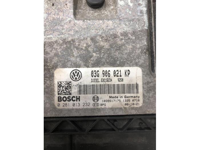 Used Engine management computer Volkswagen Golf Plus (5M1/1KP) 1.9 TDI 90 Price € 93,45 Margin scheme offered by Wessel Parts & Service B.V.