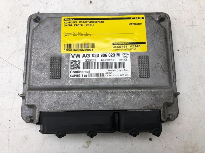 Used Engine management computer Skoda Fabia II (5J) Price € 72,45 Margin scheme offered by Wessel Parts & Service B.V.