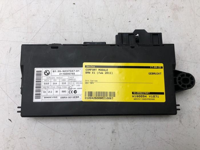 Używane Modul Comfort BMW X1 (E84) xDrive 18d 2.0 16V Cena € 61,95 Procedura marży oferowane przez Wessel Parts & Service B.V.