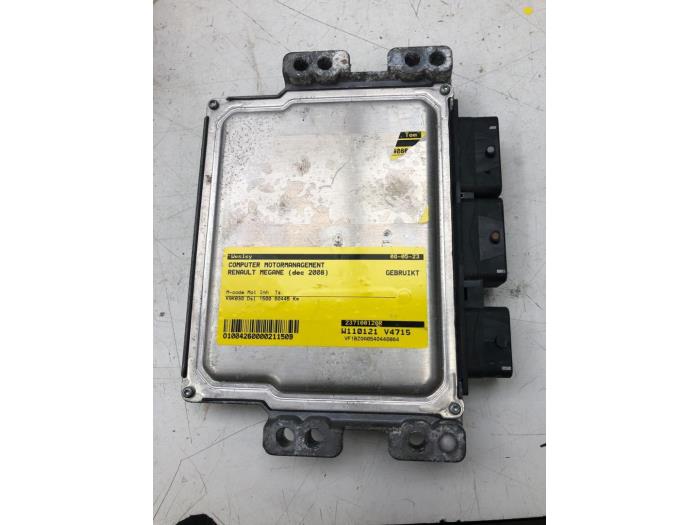 Used Engine management computer Renault Megane III Berline (BZ) 1.5 dCi 85 Price € 82,95 Margin scheme offered by Wessel Parts & Service B.V.