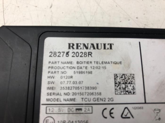 Telefon Modul van een Renault Grand Scénic III (JZ) 1.5 dCi 110 2015