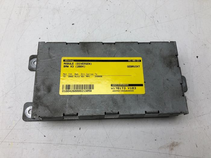 Begagnade Modul (diverse) BMW X3 (E83) 3.0d 24V Pris € 93,45 Marginaltabell erbjuds av Wessel Parts & Service B.V.