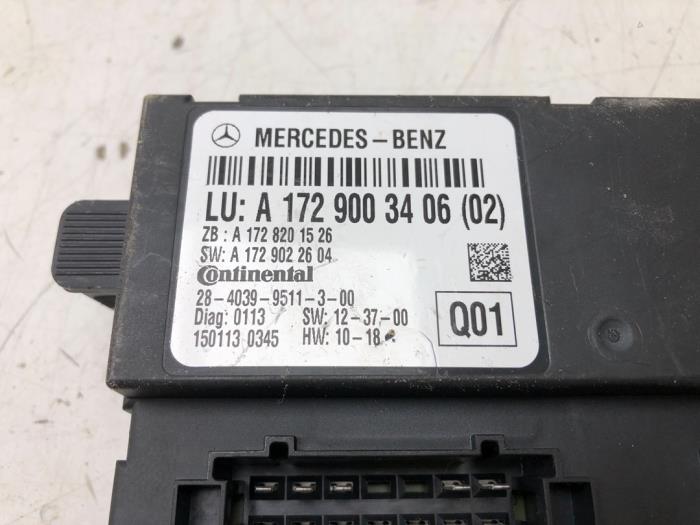 Ordenador de capota de un Mercedes-Benz SLK (R172) 2.1 250 CDI, 250d 16V 2015