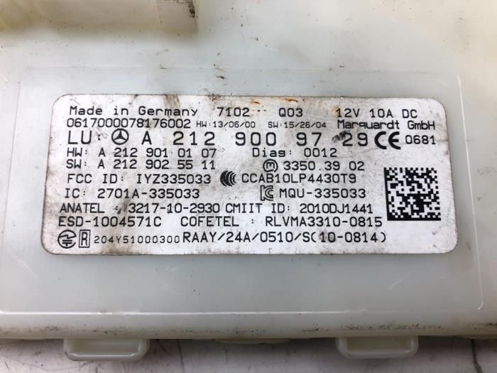 Używane Modul keyless vehicle Mercedes CLA Shooting Brake (117.9) 1.6 CLA-180 16V Cena € 72,45 Procedura marży oferowane przez Wessel Parts & Service B.V.