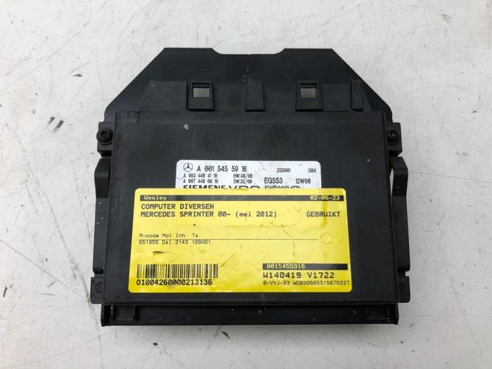 Used Computer, miscellaneous Mercedes Sprinter 3,5t (906.63) 513 CDI 16V Euro 5 Price € 51,45 Margin scheme offered by Wessel Parts & Service B.V.