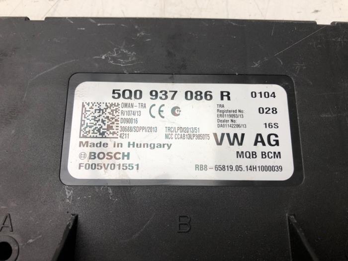Used Body control computer Volkswagen Golf VII Variant (AUVV) 1.4 TSI 16V Price € 93,45 Margin scheme offered by Wessel Parts & Service B.V.