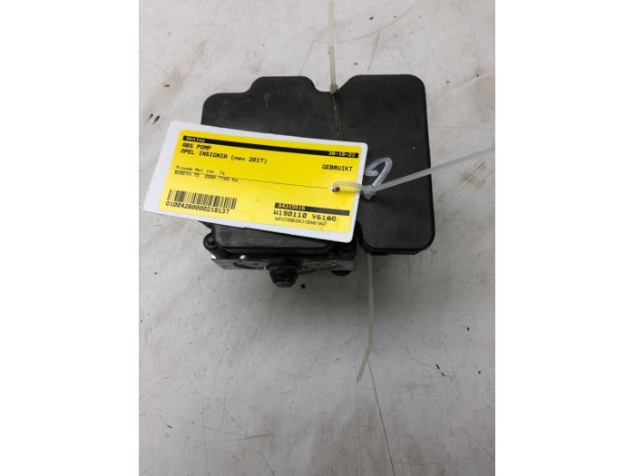 Usados Bomba ABS Opel Insignia Grand Sport 2.0 CDTI 16V Precio € 236,25 Norma de margen ofrecido por Wessel Parts & Service B.V.