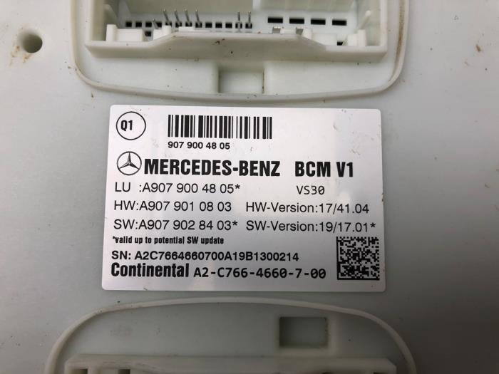 Comfort Module from a Mercedes-Benz Sprinter 3,5t (907.6/910.6) 314 CDI 2.1 D RWD 2021