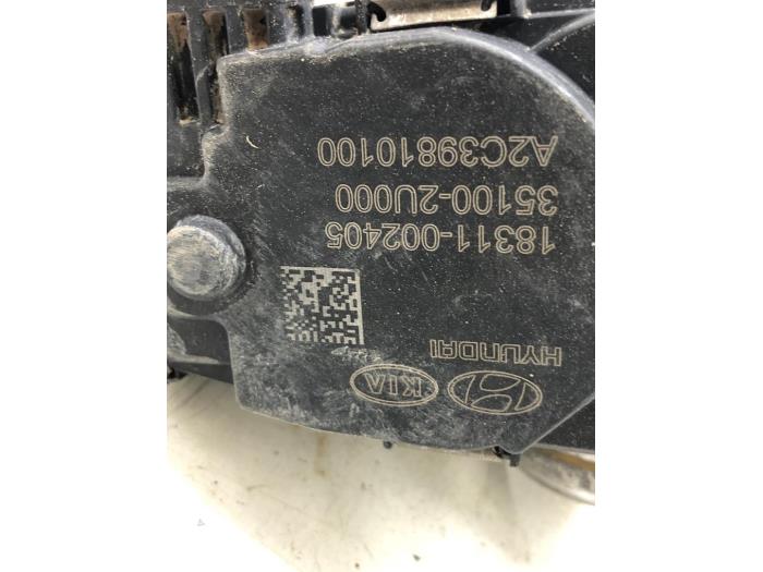 Drosselklappengehäuse van een Kia Sportage (QL) 1.6 CRDi 16V 136 2019