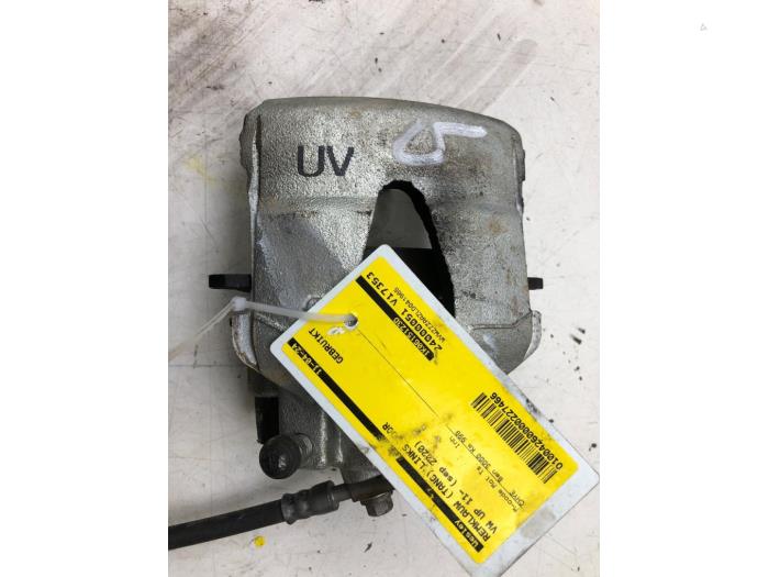 Gebrauchte Bremszange links vorne Volkswagen Up! (121) 1.0 12V 60 Preis € 42,00 Margenregelung angeboten von Wessel Parts & Service B.V.