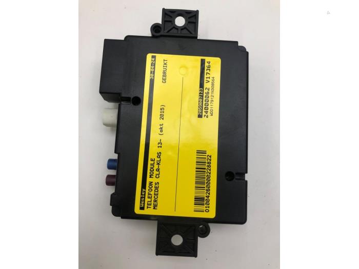 Używane Modul telefoniczny Mercedes CLA Shooting Brake (117.9) 1.5 CLA-180 d 16V Cena € 72,45 Procedura marży oferowane przez Wessel Parts & Service B.V.