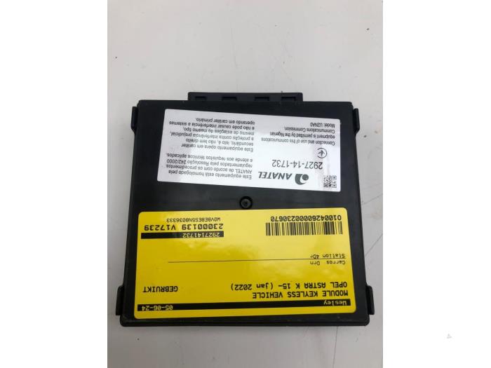 Używane Modul keyless vehicle Opel Astra K Sports Tourer 1.2 Turbo 12V Cena € 93,45 Procedura marży oferowane przez Wessel Parts & Service B.V.
