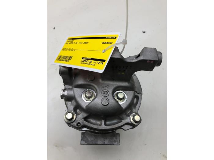Usagé Compresseur de clim Opel Astra K Sports Tourer 1.2 Turbo 12V Prix € 82,95 Règlement à la marge proposé par Wessel Parts & Service B.V.
