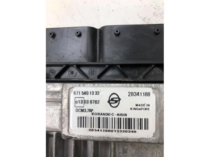 Used Engine management computer Ssang Yong Korando 2.0 e-XDi 16V 4x4 Price € 261,45 Margin scheme offered by Wessel Parts & Service B.V.