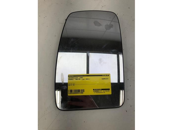 Używane Szyba lusterka lewego Renault Master III (FV) 2.3 Energy dCi 180 Twin Turbo 16V FWD Cena € 51,45 Procedura marży oferowane przez Wessel Parts & Service B.V.