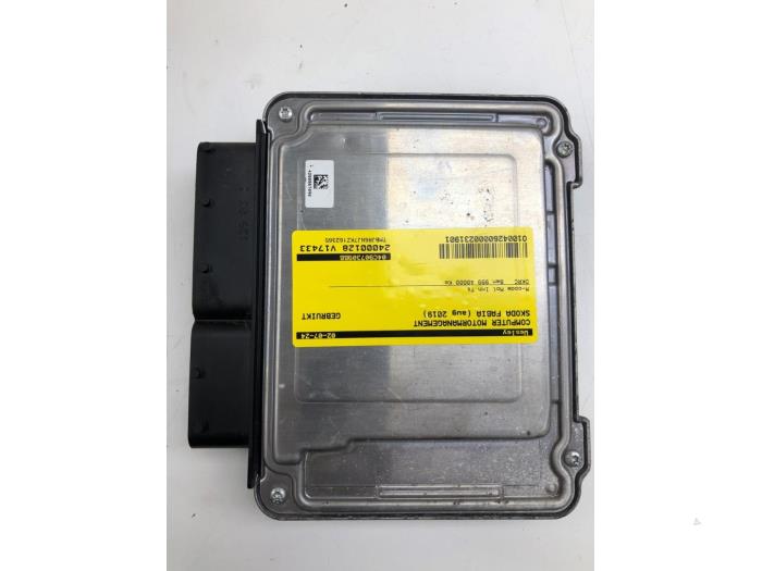 Used Engine management computer Skoda Fabia III Combi (NJ5) 1.0 TSI 12V Price € 131,25 Margin scheme offered by Wessel Parts & Service B.V.