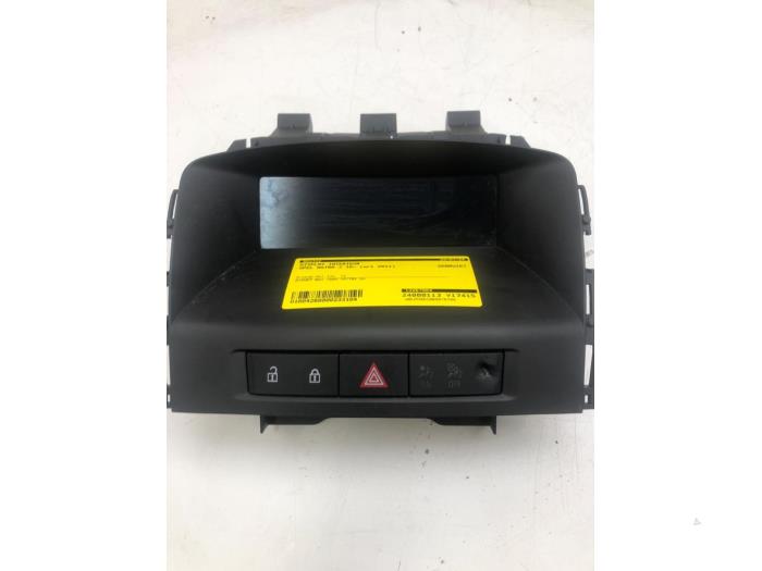 Begagnade Innerdisplay Opel Astra J (PC6/PD6/PE6/PF6) 1.4 Turbo 16V Pris € 51,45 Marginaltabell erbjuds av Wessel Parts & Service B.V.