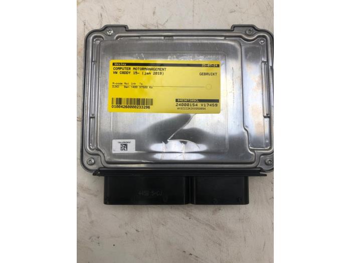 Used Engine management computer Volkswagen Caddy Combi IV 1.4 TSI 16V Price € 366,45 Margin scheme offered by Wessel Parts & Service B.V.