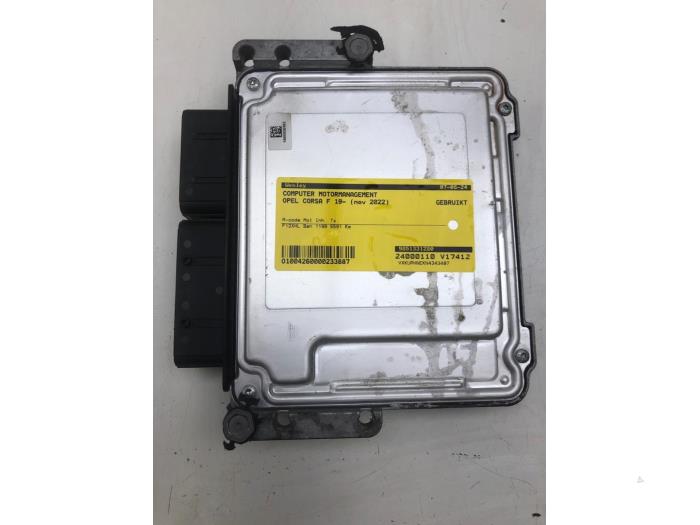 Used Engine management computer Opel Corsa F (UB/UH/UP) 1.2 Turbo 12V 100 Price € 261,45 Margin scheme offered by Wessel Parts & Service B.V.