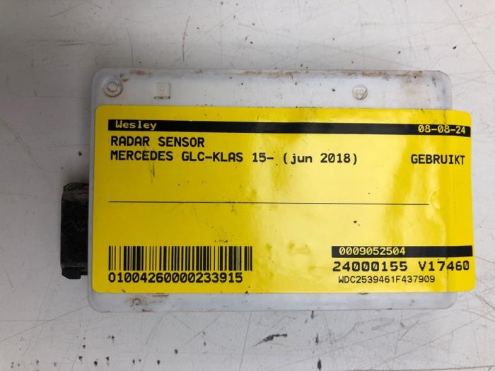 Begagnade Radarsensor Mercedes GLC (X253) 2.0 260 16V 4-Matic Pris € 236,25 Marginaltabell erbjuds av Wessel Parts & Service B.V.
