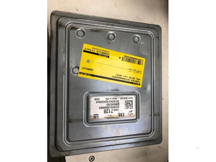 Used Engine management computer Opel Astra K 1.4 Turbo 16V Price € 261,45 Margin scheme offered by Wessel Parts & Service B.V.