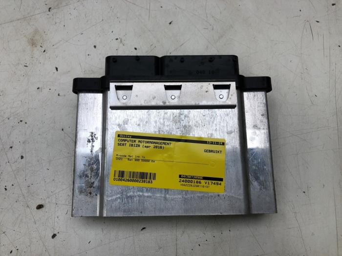 Used Engine management computer Seat Ibiza IV SC (6J1) 1.0 EcoTSI 12V Price € 157,50 Margin scheme offered by Wessel Parts & Service B.V.