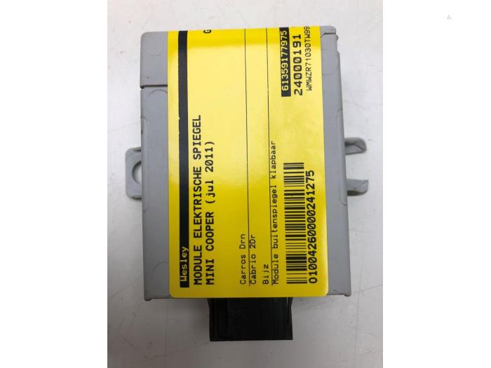 Begagnade Elspegelmodul Mini Mini Open (R57) 2.0 Cooper SD 16V Pris € 36,75 Marginaltabell erbjuds av Wessel Parts & Service B.V.